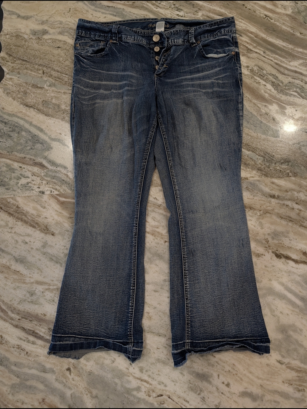 Maurices Medium Blue Flare Jeans